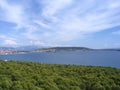 Picturesque landscape at the Adriatic shore