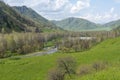 View of the picturesque valley of the Sema River Royalty Free Stock Photo