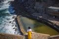 View of the Picturesque village Azenhas do Mar Royalty Free Stock Photo