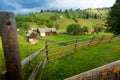 View of village Sadova, Romania Royalty Free Stock Photo