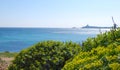 View of a piece of colorful nature in Villasimius (Sardinia)