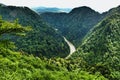 Landscape of Pieniny range and Dunajec river in southern Poland Royalty Free Stock Photo