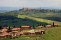 View on the Pienza in Tuscany