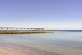 View of pier and breakwater of baltic sea Royalty Free Stock Photo