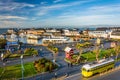 View of Pier 39, at the Embarcadero in San Francisco