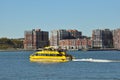 View from Pier on the Hudson River in New York Royalty Free Stock Photo