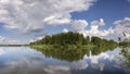 View from the pier in Huizen