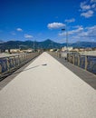 View of the pier of Marina di Pietrasanta