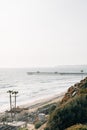 View of the pier in San Clemente, Orange County, California Royalty Free Stock Photo