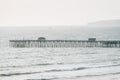 View of the pier in San Clemente, Orange County, California Royalty Free Stock Photo