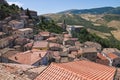 View of Pietrapertosa. Basilicata. Italy.