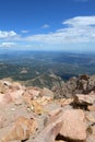 View from Pikes Peak Royalty Free Stock Photo