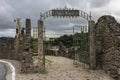 View of the pilgrims portal in the city of Pirapora do Bom Jesus