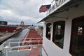 William A Irvin bulk freighter and the aerial lift bridge