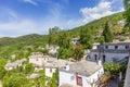 View of Pinakates village, Pelion, Greece Royalty Free Stock Photo