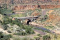 Pinto Creek Bridge Arizona Royalty Free Stock Photo