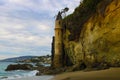 View of the pirate tower at Victoria beach Royalty Free Stock Photo