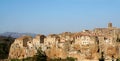 View of Pitigliano, Tuscany, Italy Royalty Free Stock Photo