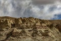 View of Piyang Dongga ruins in Zanda County, Ngari Prefecture, Tibet, China. Royalty Free Stock Photo