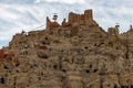 View of Piyang Dongga ruins in Zanda County, Ngari Prefecture, Tibet, China.