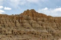 View of Piyang Dongga ruins in Zanda County, Ngari Prefecture, Tibet, China. Royalty Free Stock Photo