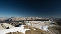 View from Piz de Puez to the Fanes Group