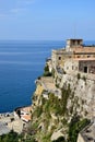 View on the old town of Pizzo at tyrrhenian sea Royalty Free Stock Photo