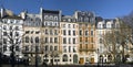 View of Place Dauphine in Paris