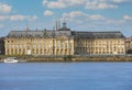 View of  Place De La Bourse in Bordeaux Royalty Free Stock Photo