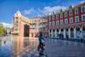 View of Place Massena in Nice, France Royalty Free Stock Photo