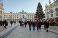 A view of Place Stanislas at Christmas