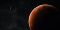 View of planet Mars Royalty Free Stock Photo