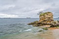 View of the Playa del Camello (Camel Beach) in Santander, Spain Royalty Free Stock Photo