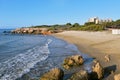 Playa del Moro beach in Alcossebre, Spain