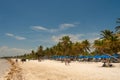 View of Playa Paraiso beach near Tulum.