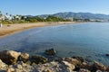 Playa Romana beach in Alcossebre, Spain