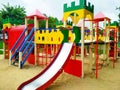 Children`s playground , Kamenets-Podolsky, Ukraine Royalty Free Stock Photo