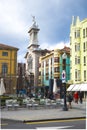 View from Plaza del Instituto in Gijon, Asturias Spain