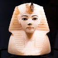 Tutankhamun head lid Canopic jar Royalty Free Stock Photo