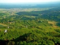 View from the Plesivica mountain to the Turopolje region, Jastrebarsko Croatia / Pogled sa planine PleÃÂ¡ivice na regiju Turopolje