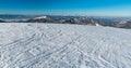 View from Ploska hill in Velka Fatra mountains in Slovakia Royalty Free Stock Photo