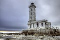 View of Point Abino Lighthouse in Ontario, Canada Royalty Free Stock Photo