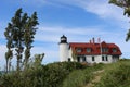 Point Betsie Lighthouse Frankfort Michigan Royalty Free Stock Photo