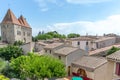 View point of Castle of Carcassonne, Languedoc Roussillon Royalty Free Stock Photo