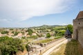 View point of Castle of Carcassonne, Languedoc Roussillon Royalty Free Stock Photo