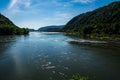 View from The Point in Harper`s Ferry, West Virginia Royalty Free Stock Photo