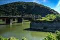 This a view from The Point in Harper`s Ferry, West Virginia