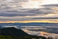 View point mist sunrise on Phu tup boek mountain