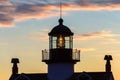 View of Point Pinos lighthouse on the Monterey coast. Royalty Free Stock Photo