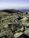 View of Polish mountains during late autumn.